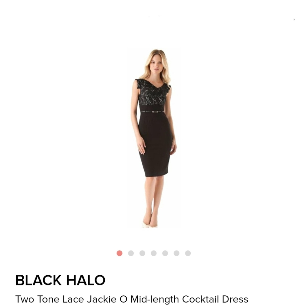 Black Halo Jackie O dress